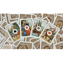 Four Continents (Copper) Playing Cards wwww.magiedirecte.com