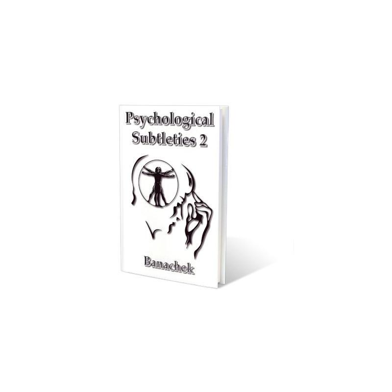 Psychological Subtleties 2 (PS2)by Banachek -  Book wwww.magiedirecte.com