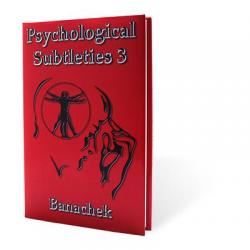 Psychological Subtleties 3 (PS3) by Banachek - Book wwww.magiedirecte.com