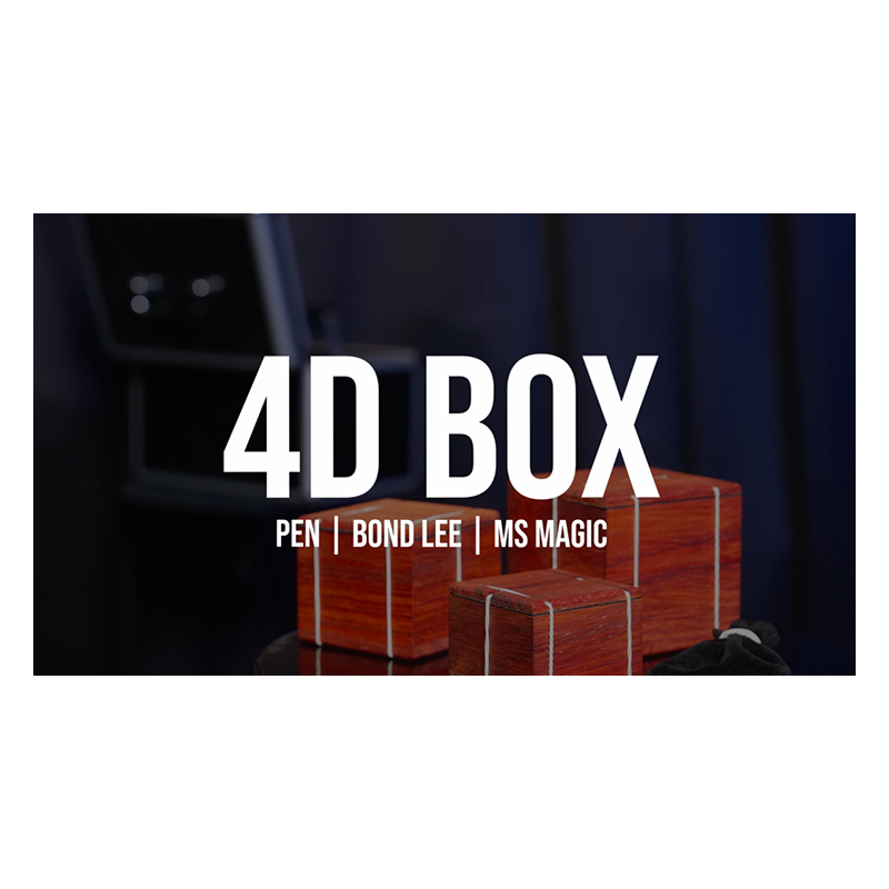 4D BOX (NEST OF BOXES) - Pen, Bond Lee & MS Magic wwww.magiedirecte.com