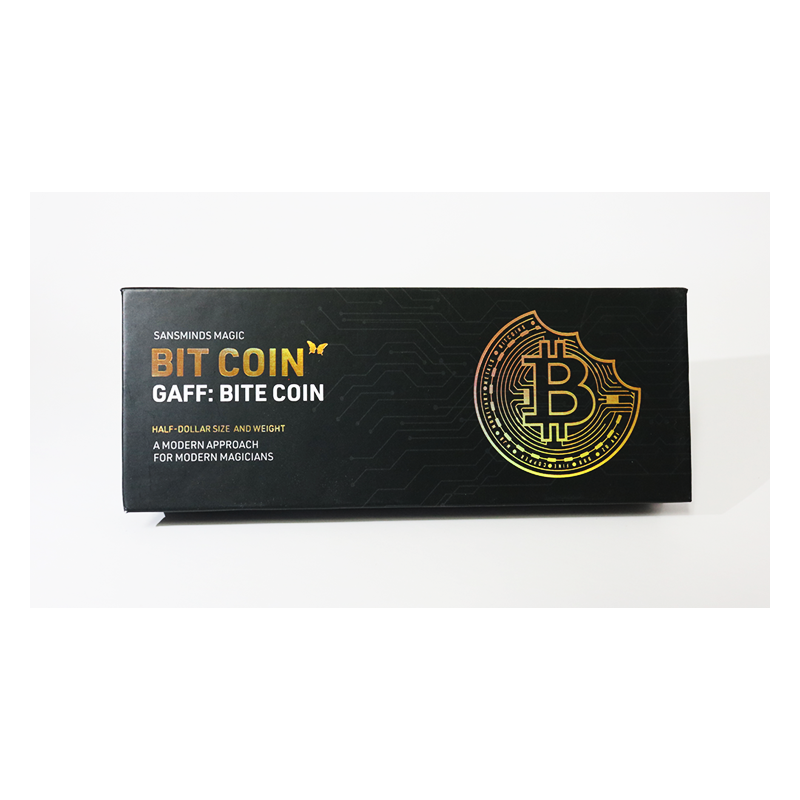 Bit Coin Gaff: Bite Coin (Gold) by SansMinds Creative Lab - Trick wwww.magiedirecte.com