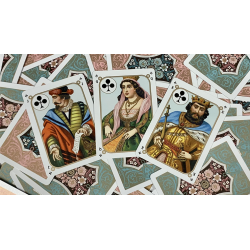 Gilded Four Continents (Blue) Playing Cards wwww.magiedirecte.com