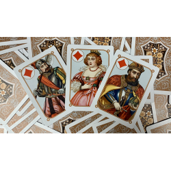 Gilded Four Continents (Copper) Playing Cards wwww.magiedirecte.com