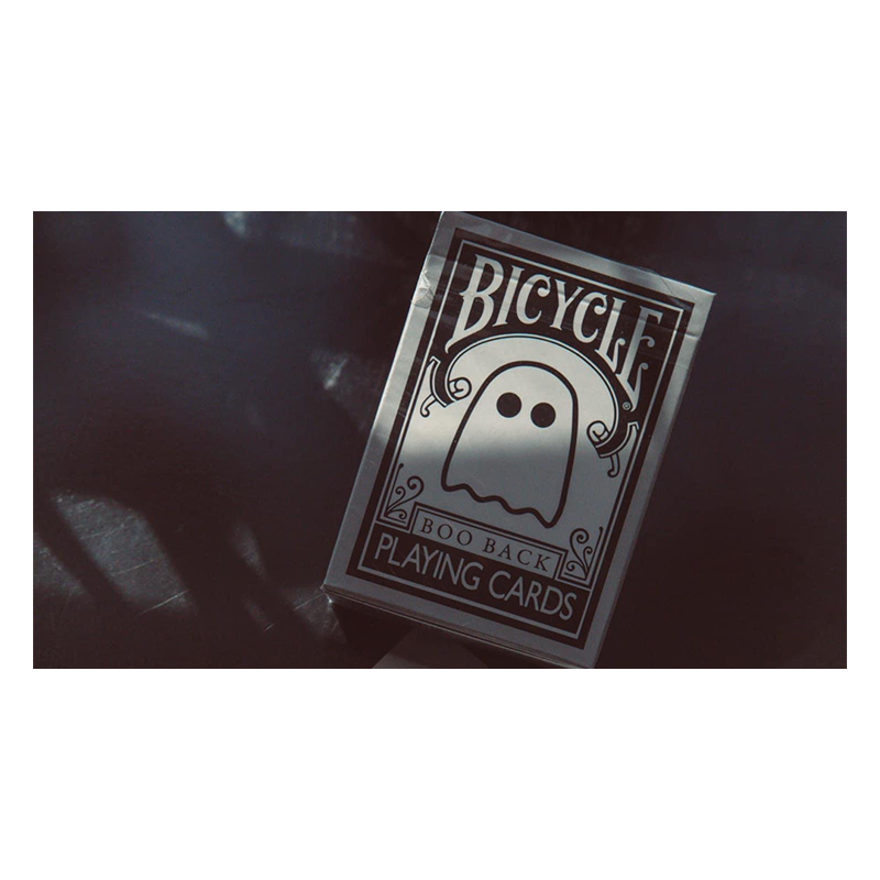 Bicycle Boo Back Playing Cards (Grey) wwww.magiedirecte.com