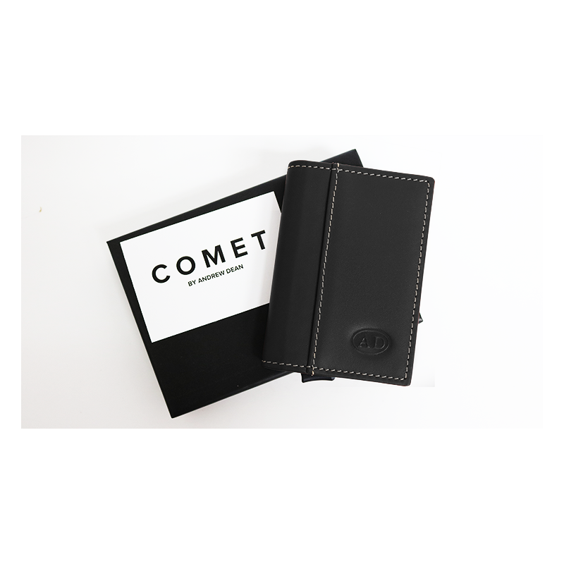 Comet Black Leather Red Shell (Gimmicks and Online Instruction) by Andrew Dean - Trick wwww.magiedirecte.com