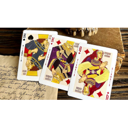 Shakespeare (Burgundy) Playing Cards wwww.magiedirecte.com