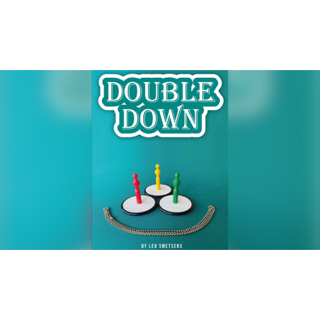 Double Down (Gimmicks and Online Instructions) by Leo Smetsers - Trick wwww.magiedirecte.com