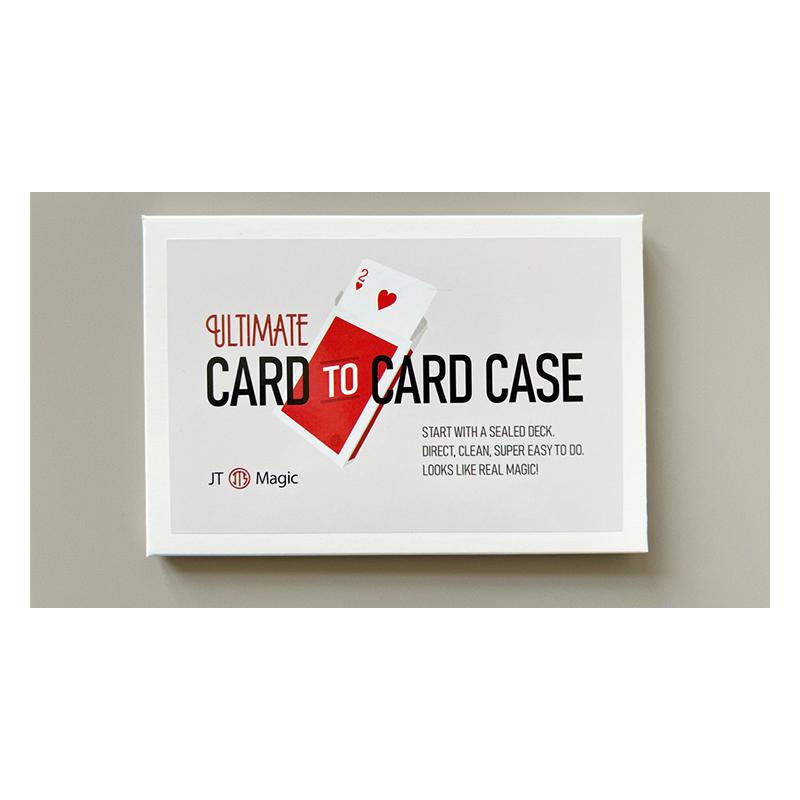 Ultimate Card to Card Case BLUE (Gimmicks and Online Instructions) by JT - Trick wwww.magiedirecte.com