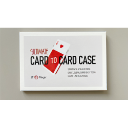 Ultimate Card to Card Case RED (Gimmicks and Online Instructions) by JT - Trick wwww.magiedirecte.com