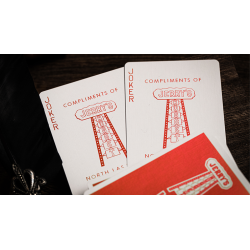 Jerry's Nugget (Atomic Red) Marked Monotone Playing Cards wwww.magiedirecte.com