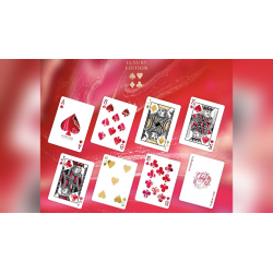 Fluid Art Red (Luxury Edition) Playing Cards wwww.magiedirecte.com