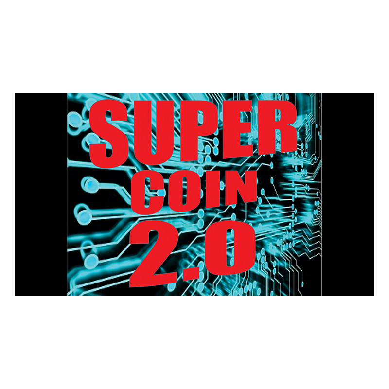 SUPER COIN 2.0 (Gimmicks and Online Instructions) by Mago Flash -Trick wwww.magiedirecte.com