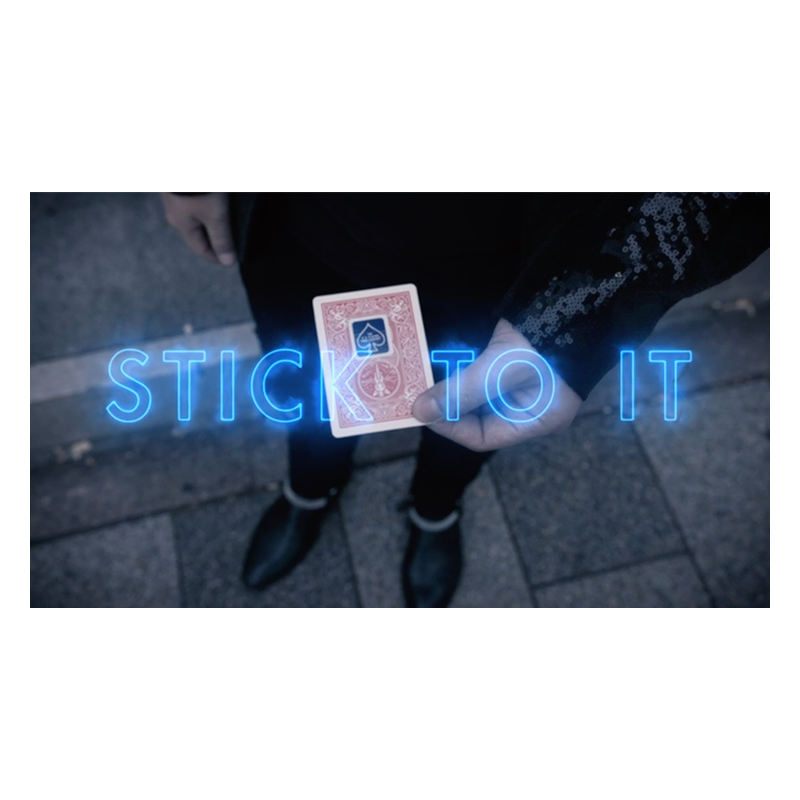 Stick To It Red (DVD and Gimmick) by Shahrul Nizar - Trick wwww.magiedirecte.com