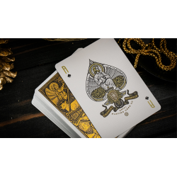 The Cross (Golden Grace Foiled Edition) Playing Cards by Peter Voth x Riffle Shuffle wwww.magiedirecte.com