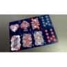 Sumi Kitsune Myth Maker (Blue/Red Craft Letterpressed Tuck) - Card Experiment wwww.magiedirecte.com