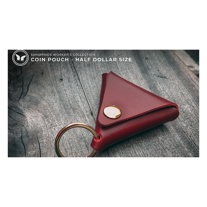 Limited Edition SansMinds Worker's Collection: Coin Pouch Red (Half Dollar Size) - Trick wwww.magiedirecte.com