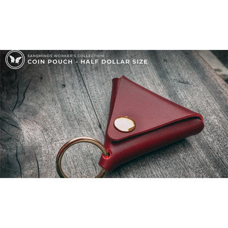 Limited Edition SansMinds Worker's Collection: Coin Pouch Red (Half Dollar Size) - Trick wwww.magiedirecte.com