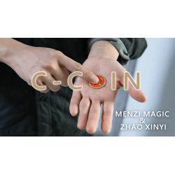 C-COIN SET (Gimmicks and Online Instructions) by MENZI MAGIC & Zhao Xinyi - Trick wwww.magiedirecte.com