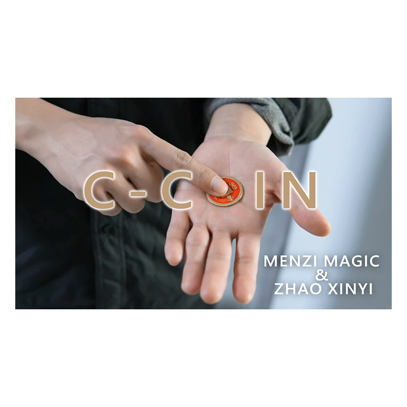 C-COIN SET (Gimmicks and Online Instructions) by MENZI MAGIC & Zhao Xinyi - Trick wwww.magiedirecte.com
