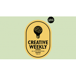 CREATIVE WEEKLY VOL. 3 LIMITED (Gimmicks and Online Instructions) by Julio Montoro - Trick wwww.magiedirecte.com