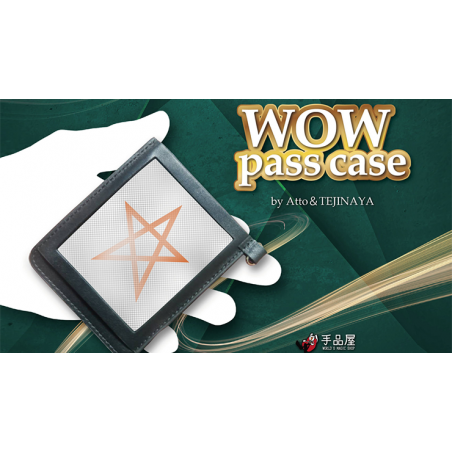 WOW PASS CASE (Gimmick and Online Instructions) by Katsuya Masuda - Trick wwww.magiedirecte.com