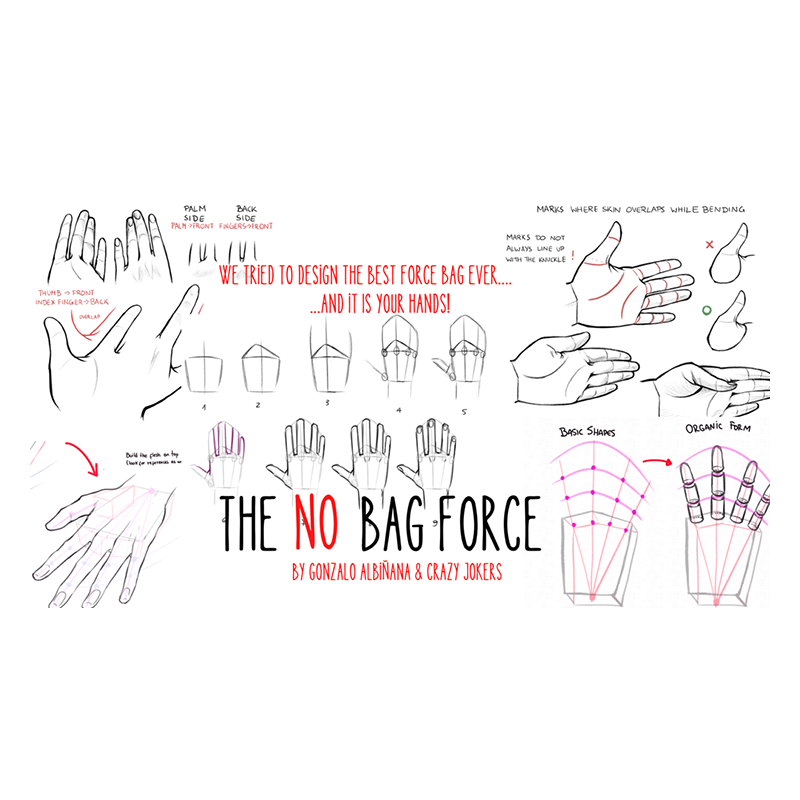 NO BAG FORCE by Gonzalo AlbiÃ±ana and Crazy Jokers - Trick wwww.magiedirecte.com