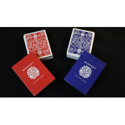 Mindset Duo 1 Red and 1 Blue Set Playing Cards (Marked) by Anthony Stan wwww.magiedirecte.com
