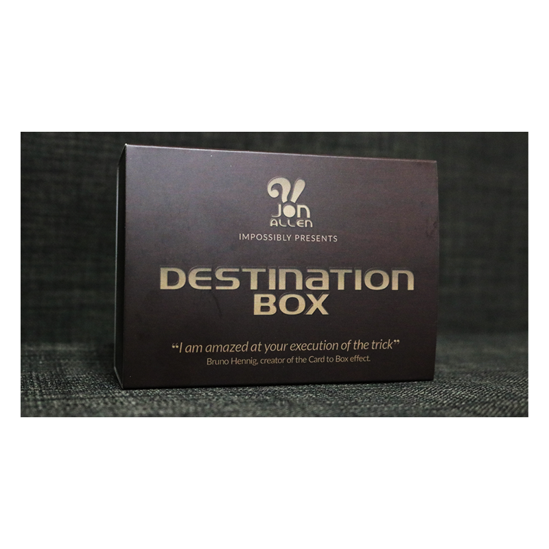 DESTINATION BOX (Gimmicks & Online Instructions) by Jon Allen - Trick wwww.magiedirecte.com