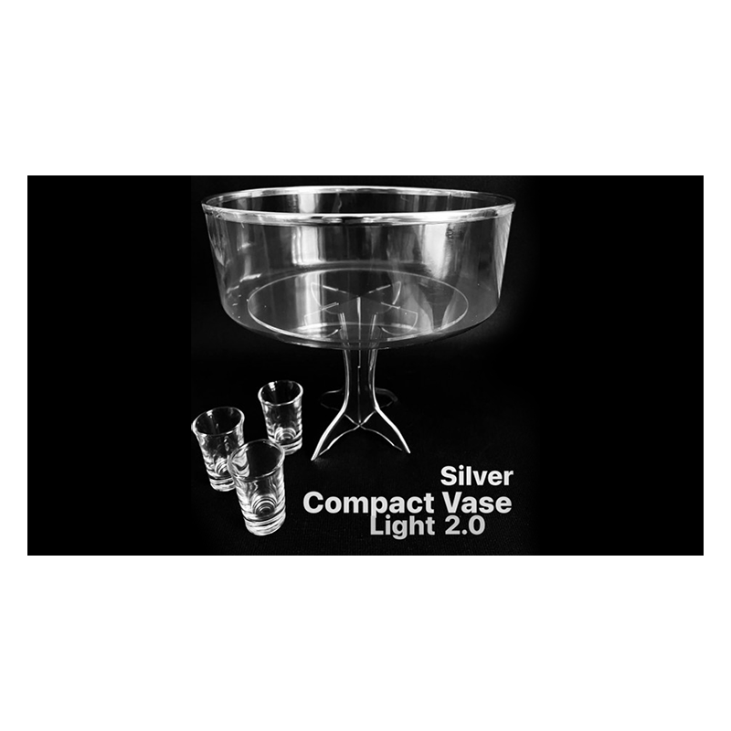 Compact Vase Light SILVER by Victor Voitko - Trick wwww.magiedirecte.com