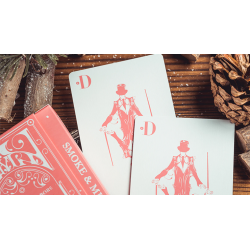 Smoke & Mirrors V9, Pink (Standard) Edition Playing Cards by Dan & Dave wwww.magiedirecte.com