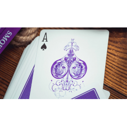 Smoke & Mirrors V9, Purple (Standard) Edition Playing Cards by Dan & Dave wwww.magiedirecte.com