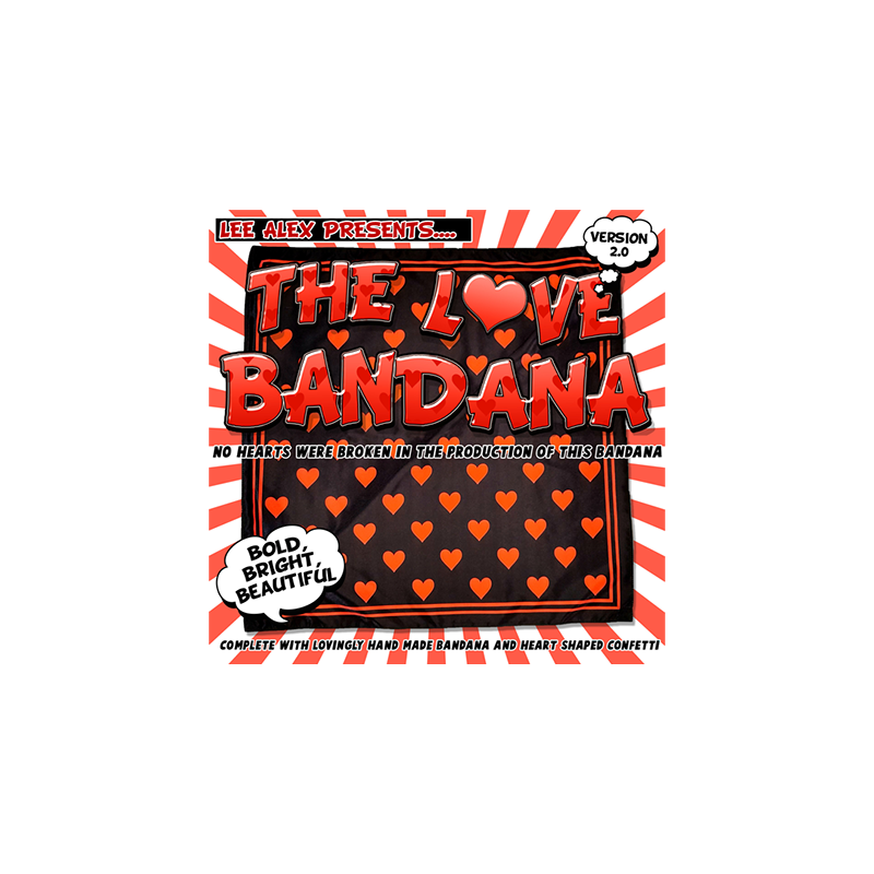 LOVE BANDANA V2 by Lee Alex - Trick wwww.magiedirecte.com