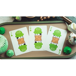 Glace Playing Cards (Green) by Bacon Playing Card Company wwww.magiedirecte.com