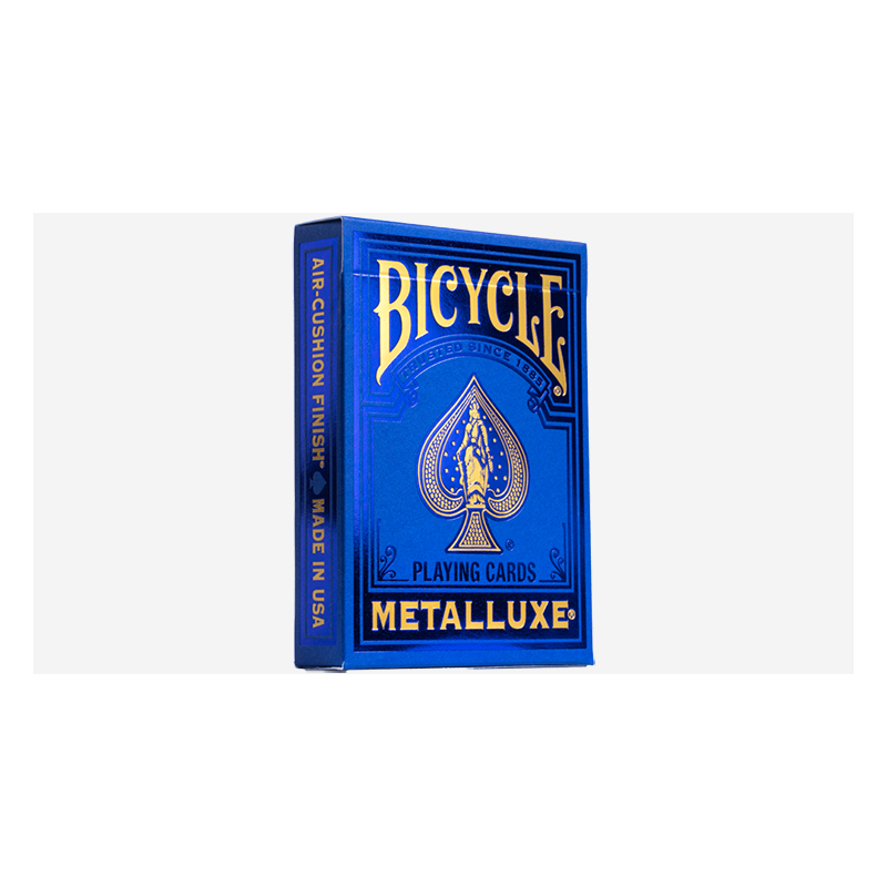 Bicycle Metalluxe Blue Playing Cards by US Playing Card Co. wwww.magiedirecte.com