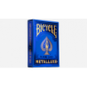BICYCLE METALLUXE BLEU wwww.magiedirecte.com