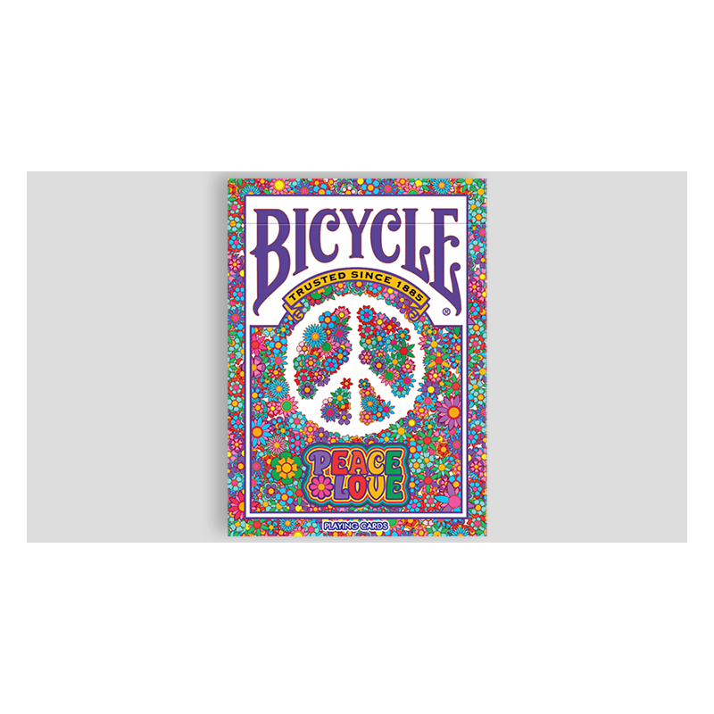 Bicycle Peace & Love Playing Cards by Collectable Playing Cards wwww.magiedirecte.com