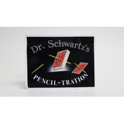 Dr. Schwartz's Pencil-Tration (Gimmicks and Online Instructions) by Martin Schwartz - Trick (Deck color may vary) wwww.magiedire