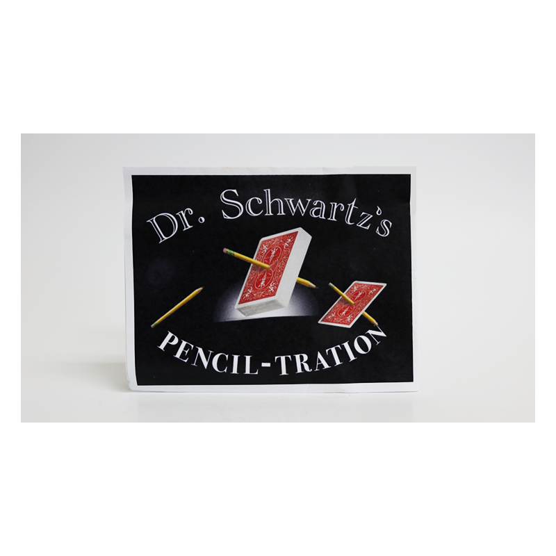 Dr. Schwartz's Pencil-Tration  - Martin Schwartz  (Deck color may vary) wwww.magiedirecte.com