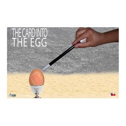 THE CARD INTO THE EGG (Gimmicks and Online Instructions) by Alan Alan Alfredo Marchese and Aprendemagia wwww.magiedirecte.com