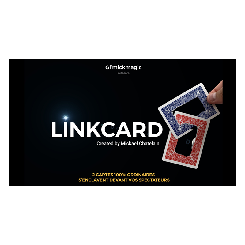 LinkCard BLUE  Insruction Mickael Chatelain - Trick wwww.magiedirecte.com
