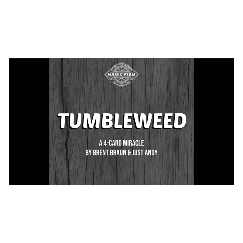 Tumbleweed (Gimmicks and Online Instructions) by Brent Braun and Andy Glass - Trick wwww.magiedirecte.com