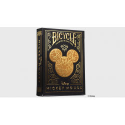 Bicycle Disney Mickey Mouse (Black and Gold) by US Playing Card Co. wwww.magiedirecte.com