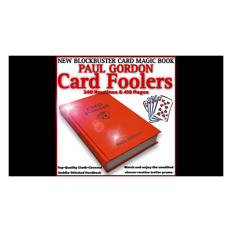 CARD FOOLERS by Paul Gordon - Book wwww.magiedirecte.com