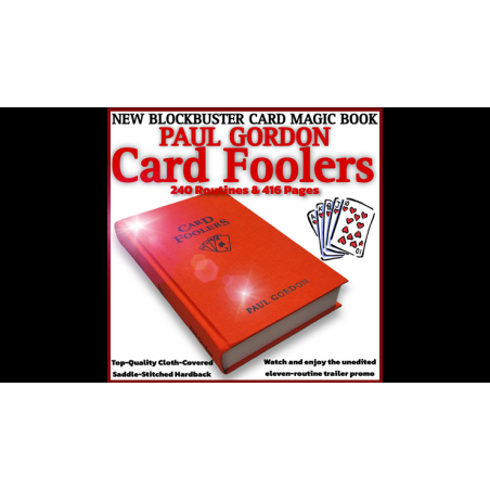 CARD FOOLERS by Paul Gordon - Book wwww.magiedirecte.com
