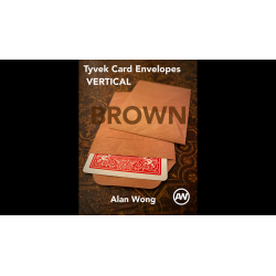 Tyvek VERTICAL Envelopes BROWN (10 pk.) by Alan Wong - Trick wwww.magiedirecte.com