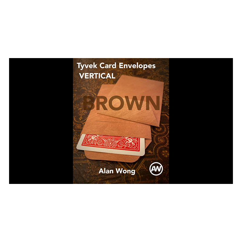 Tyvek VERTICAL Envelopes BROWN (10 pk.) - Alan Wong wwww.magiedirecte.com