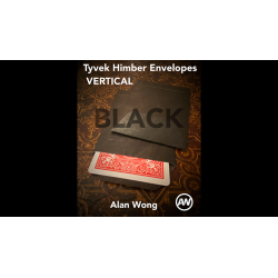 Tyvek VERTICAL Himber Envelopes BLACK (12 pk.) - Alan Wong wwww.magiedirecte.com