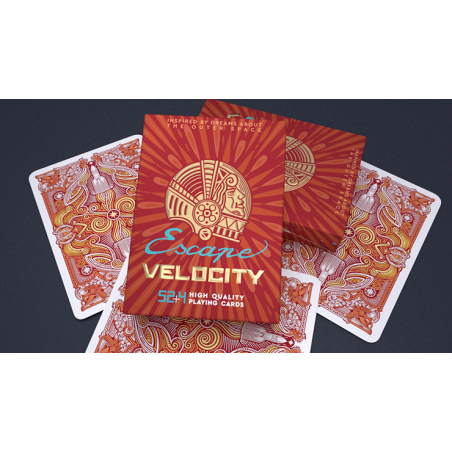 Escape Velocity (Red) Playing Cards wwww.magiedirecte.com