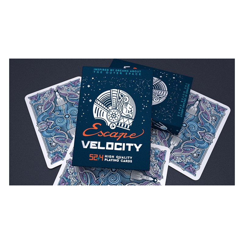 Escape Velocity (Blue) Playing Cards wwww.magiedirecte.com