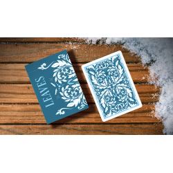 Leaves Winter (Blue) Playing Cards by Dutch Card House Company wwww.magiedirecte.com